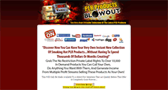 Desktop Screenshot of plrproductsblowout.com